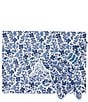 John Robshaw Blue Print Ishita Lapis Napkins, Set of 4, Color:Blue - Image 2
