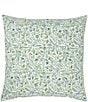 Color:Azure/Sage - Image 1 - Charit Embroidered Square Pillow