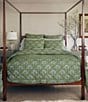 John Robshaw Jeeva Sage Cotton Voile Floral Pillow Sham, Color:Sage - Image 2