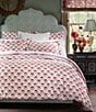 John Robshaw Sara Azalea Organic Cotton Percale Duvet Cover - Image 1