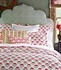 John Robshaw Sara Azalea Organic Cotton Percale Duvet Cover - Image 3