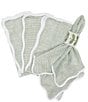 John Robshaw Stripe Nandi Napkins, Set of 4, Color:Green - Image 1