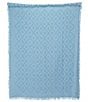 John Robshaw Tej Stonewashed Cotton Fringed Throw - Image 2