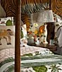 John Robshaw Trunk Up Elephant Decorative Square Pillow, Color:Multi - Image 2