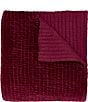 Color:Berry - Image 2 - Velvet Channel Stitched Quilt