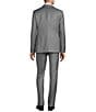 Color:Grey - Image 2 - Bleecker Slim Fit Flat Front Solid 2-Piece Suit