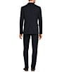 John Varvatos Slim Fit Flat Front Fancy Pattern 2-Piece Suit, Color:Navy - Image 2