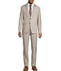 John Varvatos Slim Fit Flat Front Fancy Solid 2-Piece Suit - Image 1