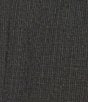 Color:Charcoal - Image 3 - Slim Fit Flat Front Screen Weave Pattern 2-Piece Suit