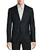 John Varvatos Slim Fit Tonal Plaid Pattern Sport Coat, Color:Dark Green - Image 1