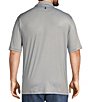 Johnnie-O Big & Tall Link Print Performance Stretch Short Sleeve Polo Shirt, Color:Black - Image 2