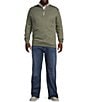 Johnnie-O Big & Tall Sully Quarter-Zip Pullover, Color:Sequoia - Image 3