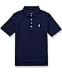 Johnnie-O Big Boys Stevie Solid Performance Mesh Short-Sleeve Polo Shirt - Image 1