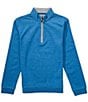 Johnnie-O Big Boys Sully Quarter Zip Pullover, Color:Bombay - Image 1