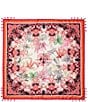JOHNNY WAS Antheia Print Silk Square Scarf, Color:Antheia - Image 2