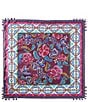 JOHNNY WAS Aphaia Print Silk Square Scarf, Color:Aphaia - Image 2