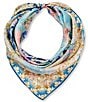 JOHNNY WAS Chemis Floral Print Silk Square Scarf - Image 1