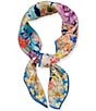 JOHNNY WAS Chemis Floral Print Silk Square Scarf - Image 2