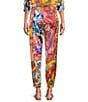 JOHNNY WAS Etta Coordinating Magnolia Patchwork Print Seamed Jogger Pants - Image 2