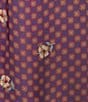 JOHNNY WAS Jacobi Silk Geometric Dot Floral Print Collared Long Sleeve Button-Front Coordinating Shirt - Image 4