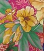 Color:Multi - Image 3 - Janie Favorite Bamboo Knit Floral Print Crew Neck Cap Sleeve Midi Shift Dress