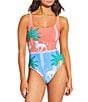 JOHNNY WAS JW X Paolita Circe's Garden Tank One Piece Swimsuit, Color:Circes Garden - Image 1