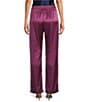 JOHNNY WAS Kanni Silk-Blend Geometric Print Coordinating Straight Leg Pull-On Pants - Image 2