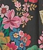 JOHNNY WAS Lapham Adonia Floral Print V-Neck Long Sleeve Tunic, Color:Multi - Image 4
