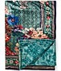 JOHNNY WAS Laurel Canyon Lorette Scarf Cozy Reversible Throw Blanket - Image 1