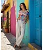 JOHNNY WAS Linen Embroidered Pleated Wide Leg Pants - Image 5