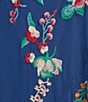 Color:Blue Dream - Image 3 - Mazzy Embroidered Mesh V-Neck Sleeveless A-Line Maxi Dress
