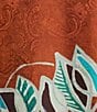 JOHNNY WAS Shakri Placement Floral and Contrasting Border Print Open-Front Long Sleeve Coordinating Short Kimono Jacket - Image 6