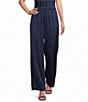 JOHNNY WAS Silk Essentials Wide-Leg Pull-On Pants - Image 1