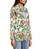 JOHNNY WAS The Audrey Gillian Floral Print Point Collar Long Sleeve Button Up Shirt, Color:Gillian - Image 6