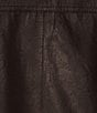 JOHNNY WAS Winged Collar Long Sleeve Leather Bike Jacket - Image 5