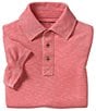 Color:Coral - Image 2 - Big Boys 8-20 Short Sleeve Slub Polo Shirt