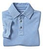 Color:Light Blue - Image 2 - Big Boys 8-20 Short Sleeve Slub Polo Shirt