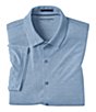 Color:Blue - Image 2 - Birdseye Short Sleeve Woven Shirt