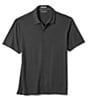 Color:Black - Image 1 - Birdseye Short Sleeve Woven Shirt