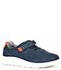 Color:Navy - Image 1 - Boys' Activate U-Throat Leather Sneakers (Toddler)