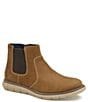 Color:Brown - Image 1 - Boys' Holden Nubuck Leather Chelsea Boots (Youth)