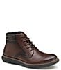 Color:Mahogany - Image 1 - Boys' Holden Leather Plain Toe Boots (Youth)
