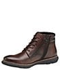 Color:Mahogany - Image 6 - Boys' Holden Leather Plain Toe Boots (Youth)