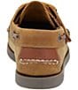 Johnston & Murphy Boys' Zeke Leather Alternative Closure Boat Shoes (Infant) - Image 4