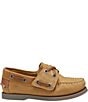 Johnston & Murphy Boys' Zeke Leather Alternative Closure Boat Shoes (Toddler) - Image 2