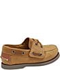 Johnston & Murphy Boys' Zeke Leather Alternative Closure Boat Shoes (Toddler) - Image 3
