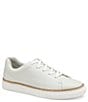 Color:White - Image 1 - Callie Leather Lace-Up Sneakers