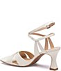 Johnston & Murphy Christine Leather Cross Band Square Toe Sandals - Image 4
