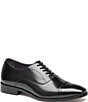 Johnston & Murphy Collection Men's Arrister Leather Cap Toe Oxfords - Image 1
