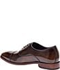 Johnston & Murphy Collection Men's Arrister Perforated Cap Toe Brush Finish Leather Oxfords - Image 5